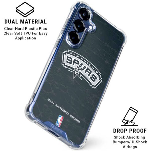 NBA San Antonio Spurs Primary Logo Galaxy S25 Clear Case